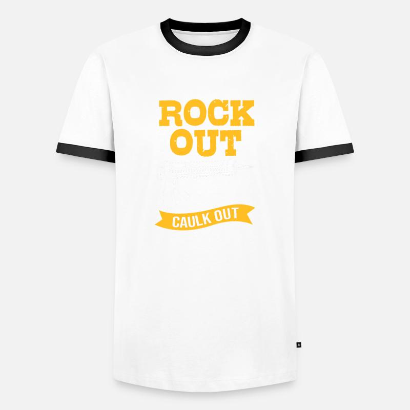 Construction worker construction site Men's Ringer Shirt