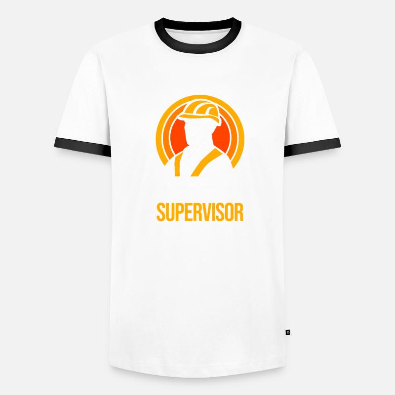 Chantier de construction T-shirt contrasté Homme