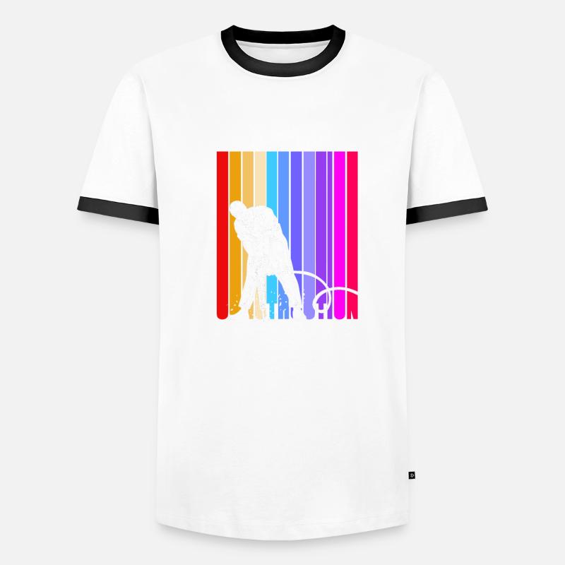 Construction worker construction site Men's Ringer Shirt