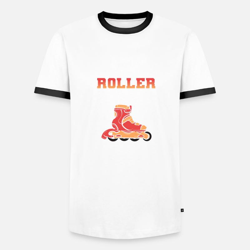 Roller Skating Roller Skates Inline Skates Men's Ringer Shirt