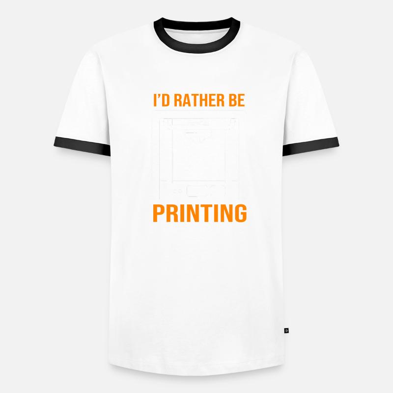 Impression 3D T-shirt contrasté Homme
