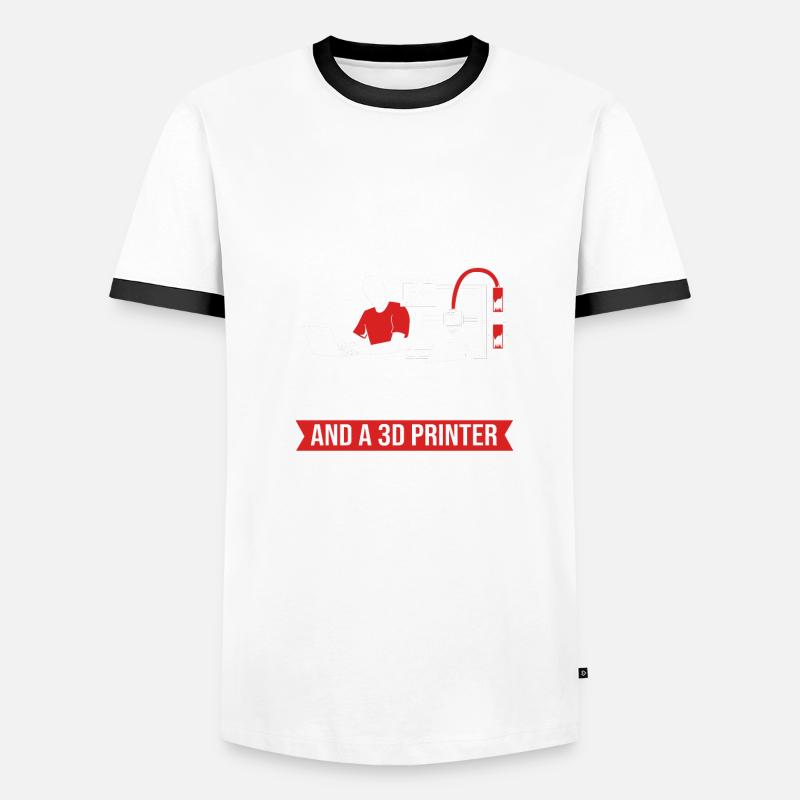 Impression 3D Impression Prototype T-shirt contrasté Homme