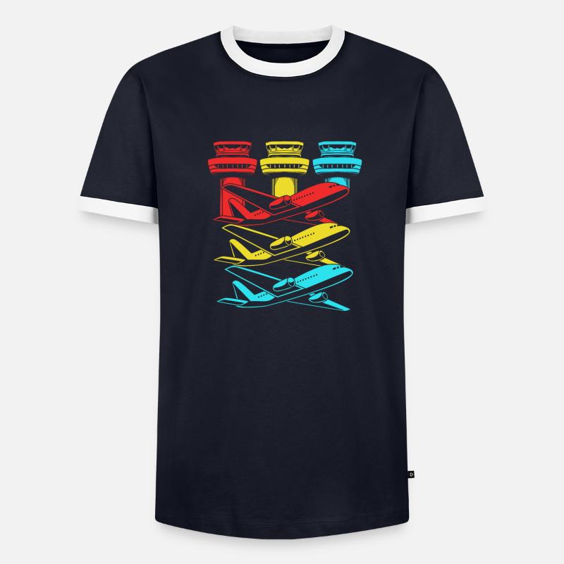 Air traffic controller Men's Ringer Shirt