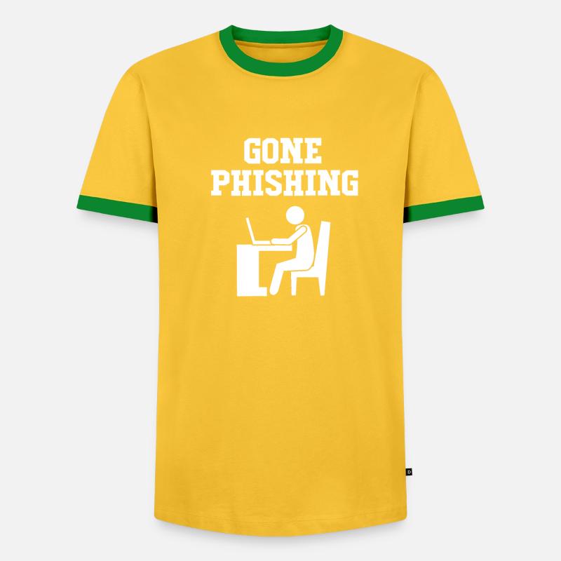 Cybersecurity Cyber Programmer Hacker - Men's Ringer Shirt - undefined