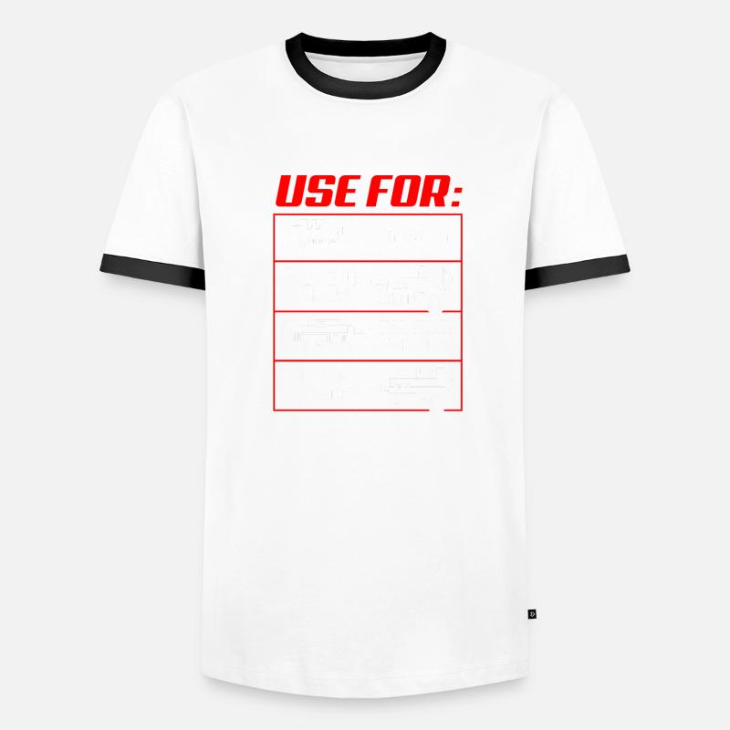 Pistolet à eau T-shirt contrasté Homme