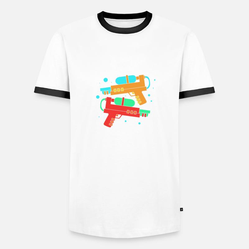 Pistolet à eau T-shirt contrasté Homme