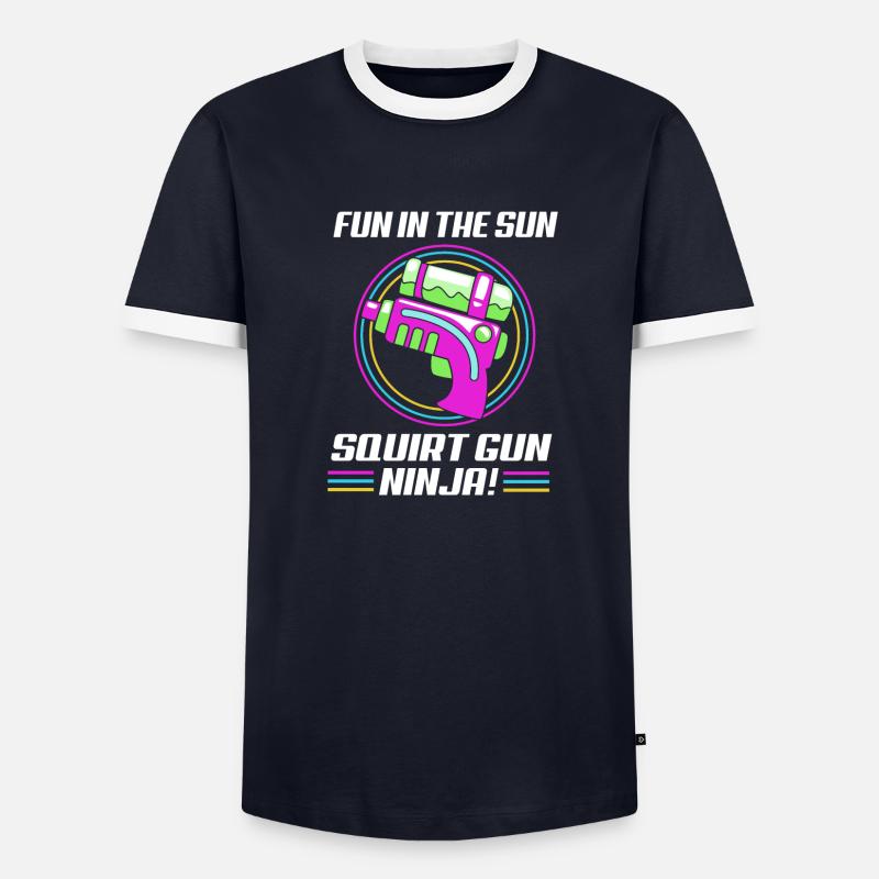 Pistolet à eau T-shirt contrasté Homme