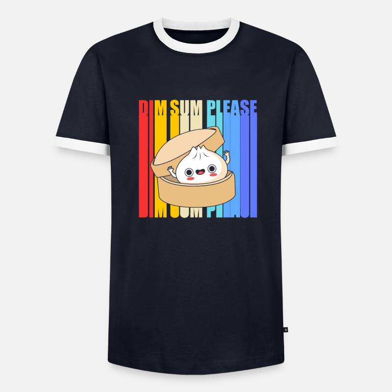Dim sum T-shirt contrasté Homme