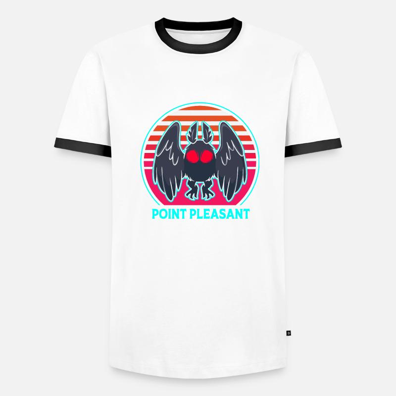 Mottenmann Männer Kontrast-T-Shirt