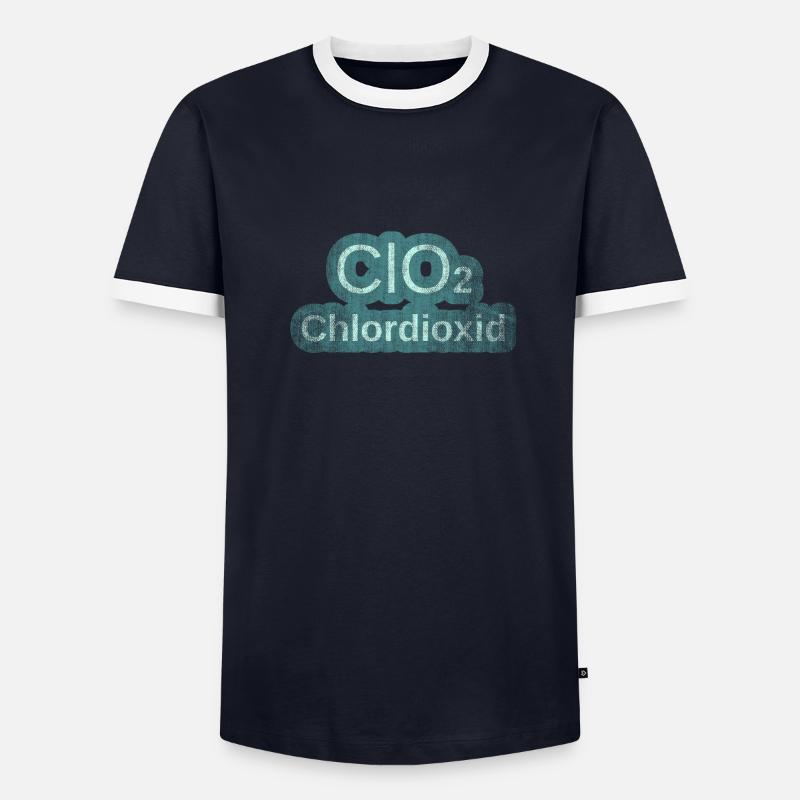 dioxyde de chlore T-shirt contrasté Homme