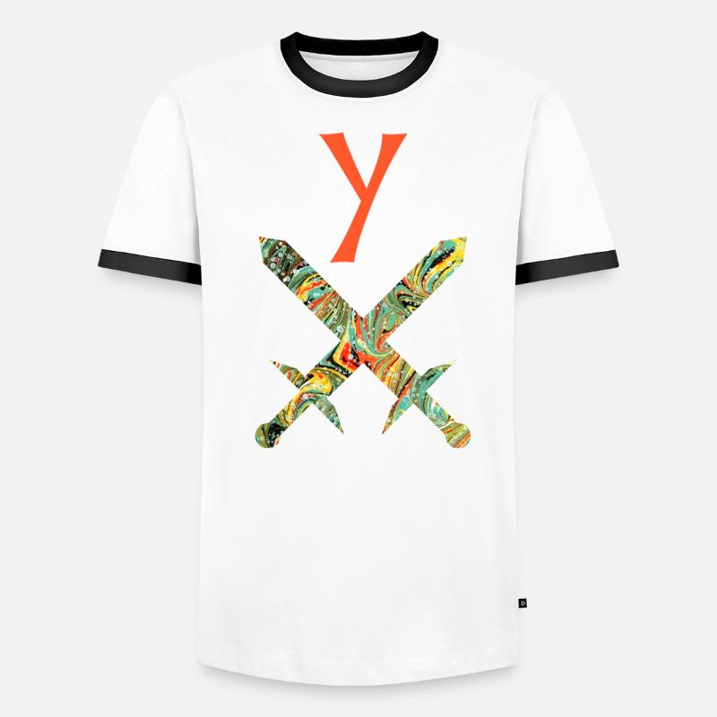 Épées croisées E 200 y T-shirt contrasté Homme