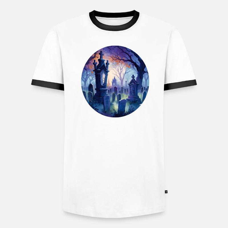 Graveyard Men's Ringer Shirt
