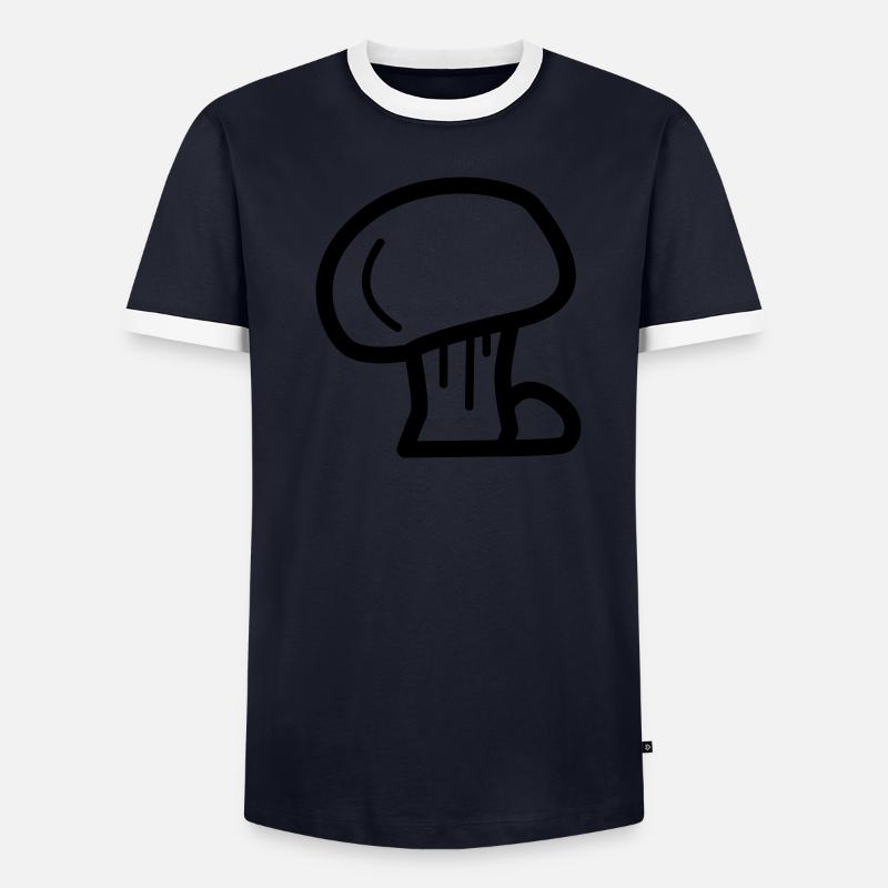 Champignon T-shirt contrasté Homme