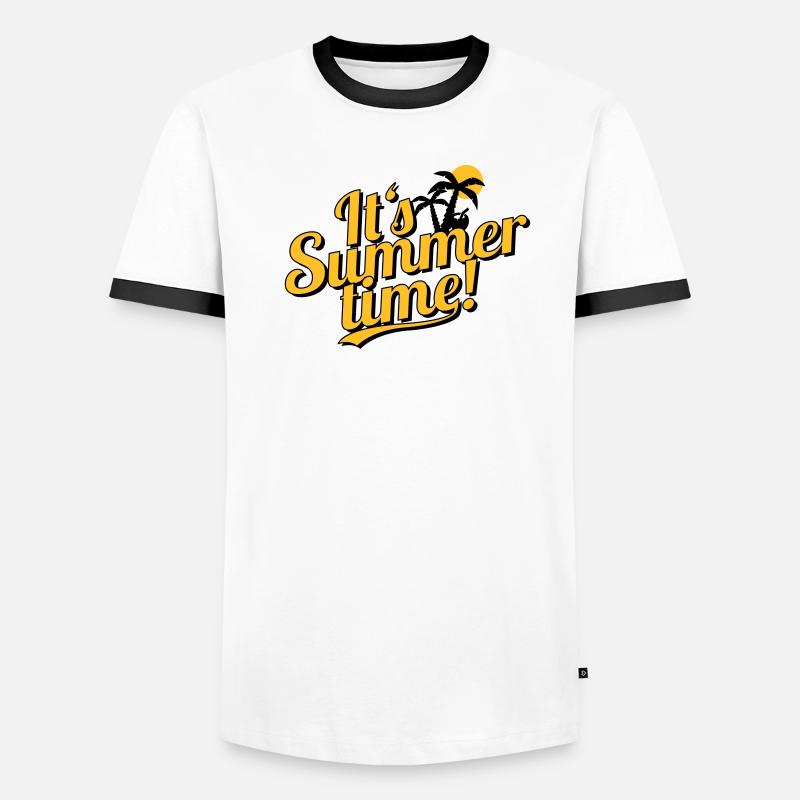 It's Summer Time - plage et vacances T-shirt contrasté Homme