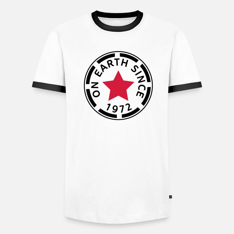 on earth since 1972 (fr) T-shirt contrasté Homme