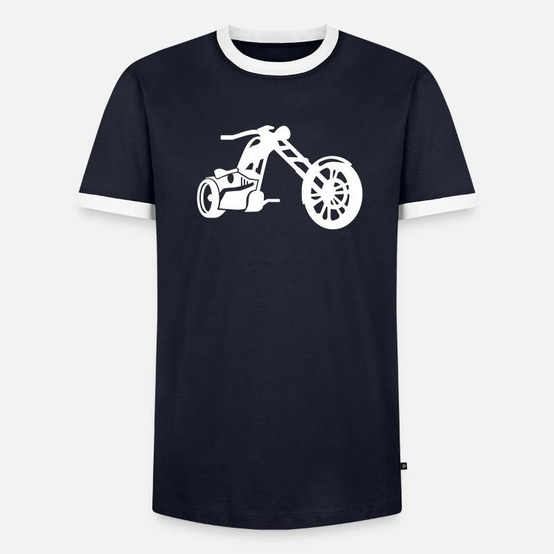 Motocycle T-shirt contrasté Homme