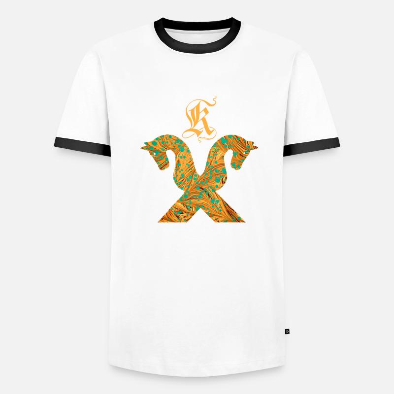 Pignon à cheval E 95 K T-shirt contrasté Homme