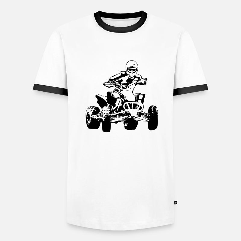 Quad Männer Kontrast-T-Shirt