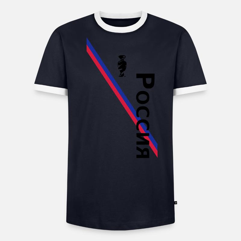 Poccnr - Russie - Russie T-shirt contrasté Homme