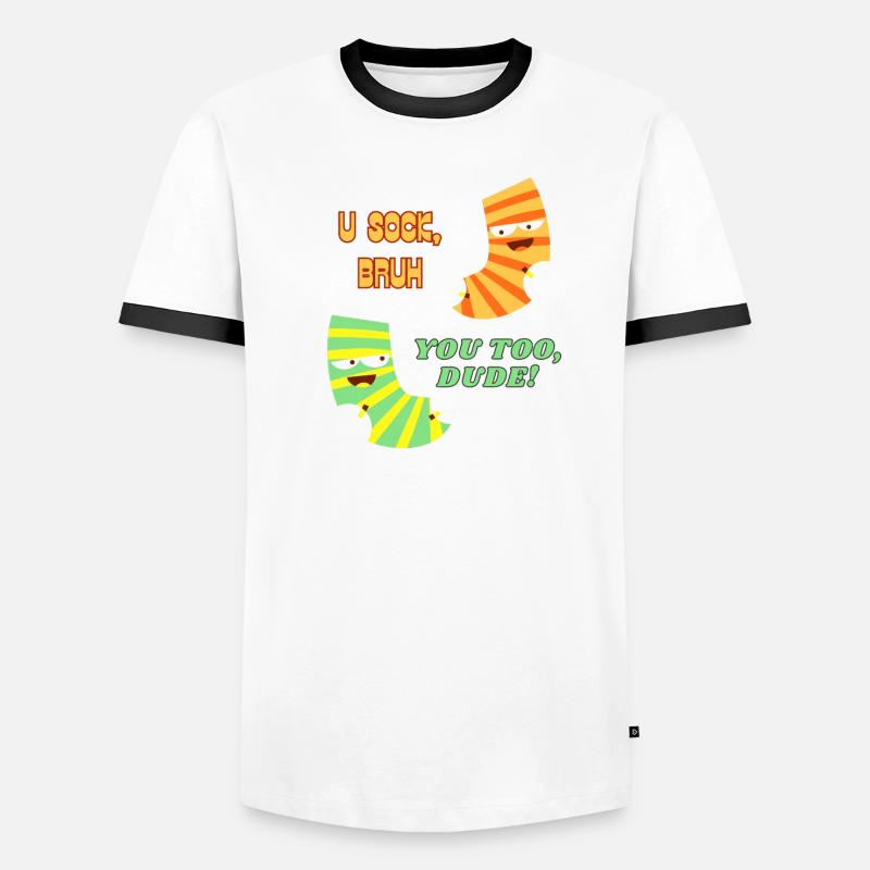 Socks Männer Kontrast-T-Shirt