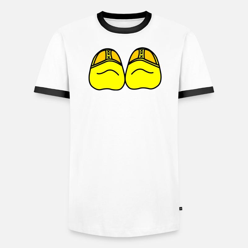 Clogs Männer Kontrast-T-Shirt