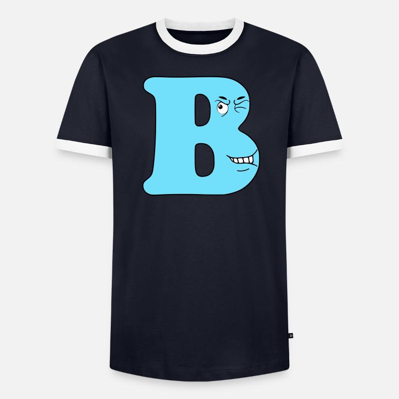 B T-shirt contrasté Homme