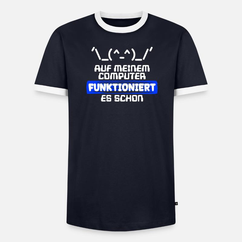 Computer Developer Software Developer Statement - Men's Ringer Shirt - undefined