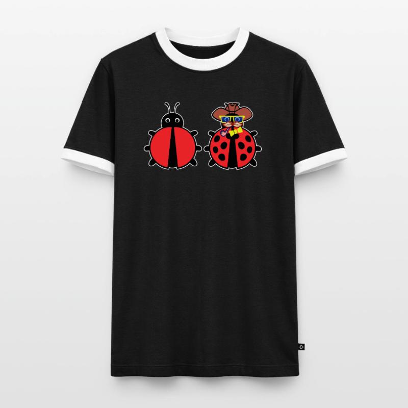 Bugs Bugfixing Debug Developer Computerfreak Männer Kontrast-T-Shirt
