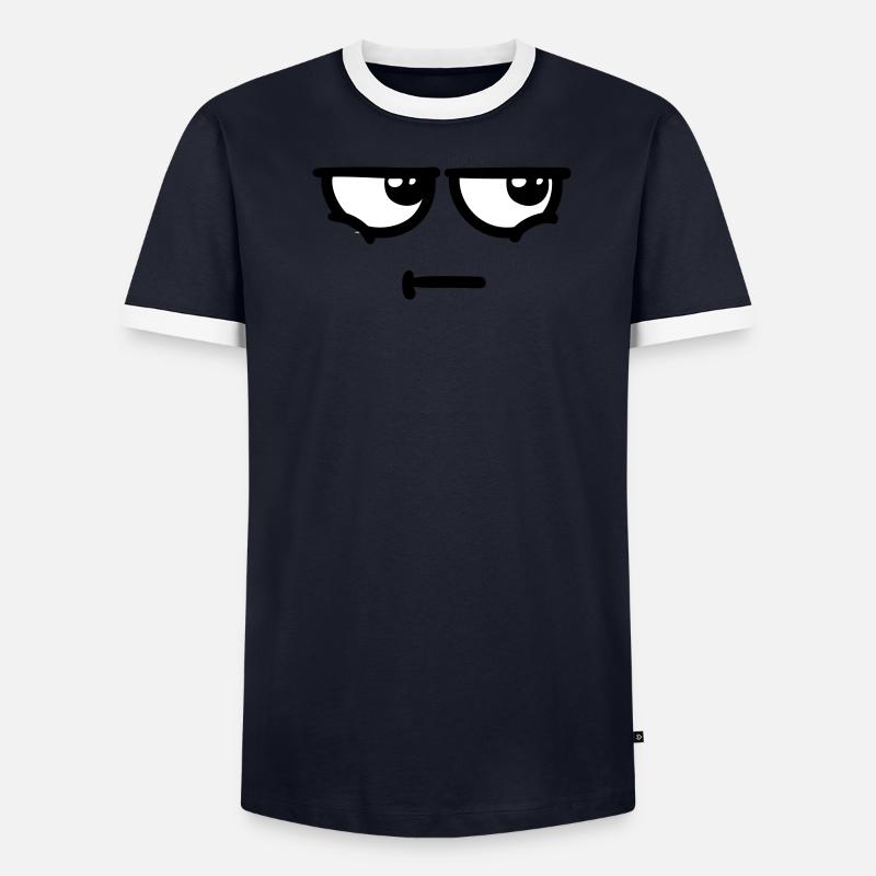 pas amusé T-shirt contrasté Homme