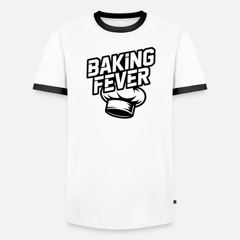 Baking Fever Kitchen Logo Men's Ringer Shirt
