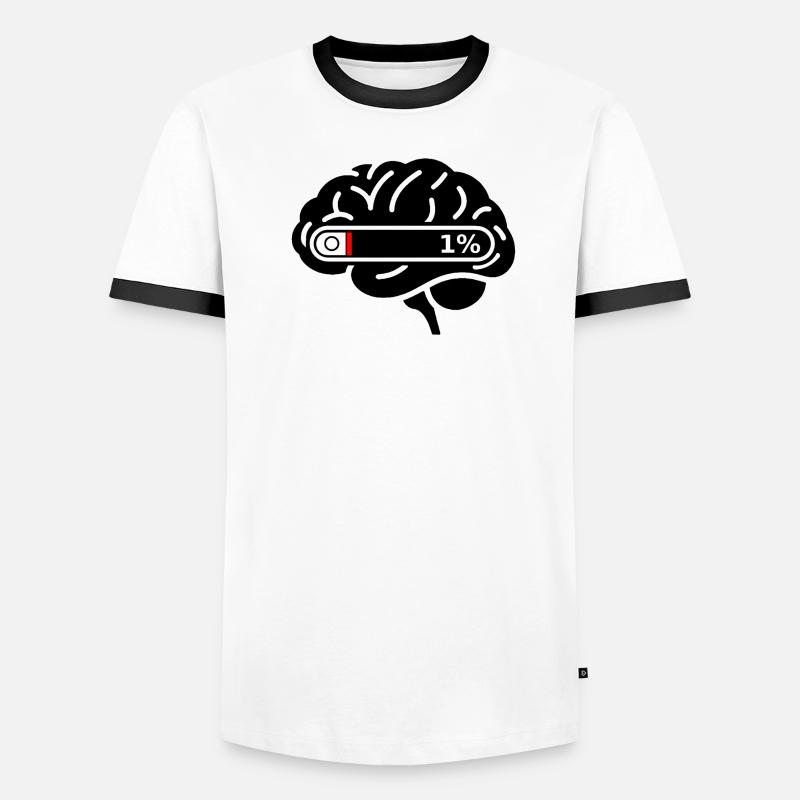 Brain_Loading_1 _Digital_Burnout T-shirt contrasté Homme
