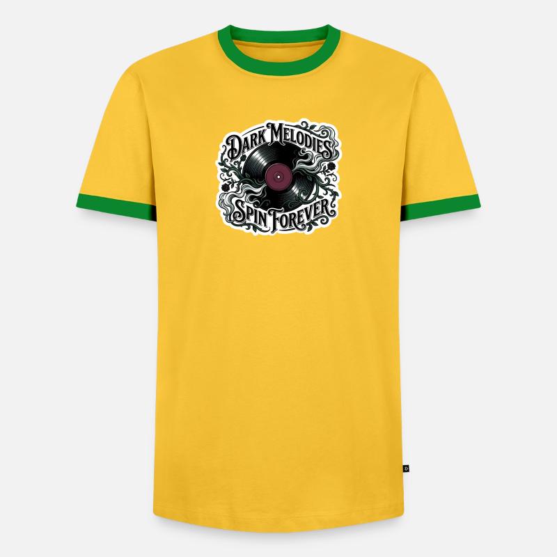 Dark Melodies Spin Forever - T-shirt contrasté Homme - undefined