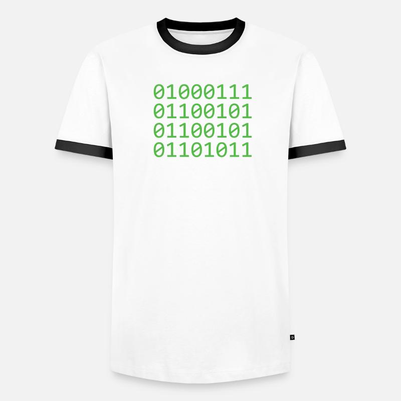 Programmierer Coder Software Entwickler Männer Kontrast-T-Shirt