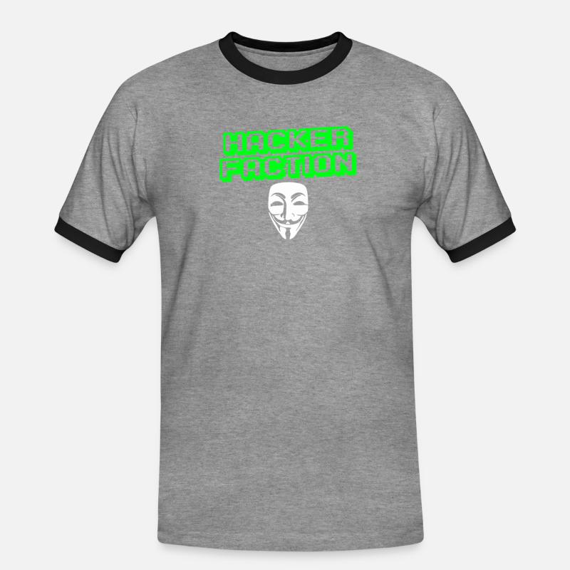 Programmierer Coder Software Entwickler - Männer Kontrast-T-Shirt - Grau meliert/Schwarz