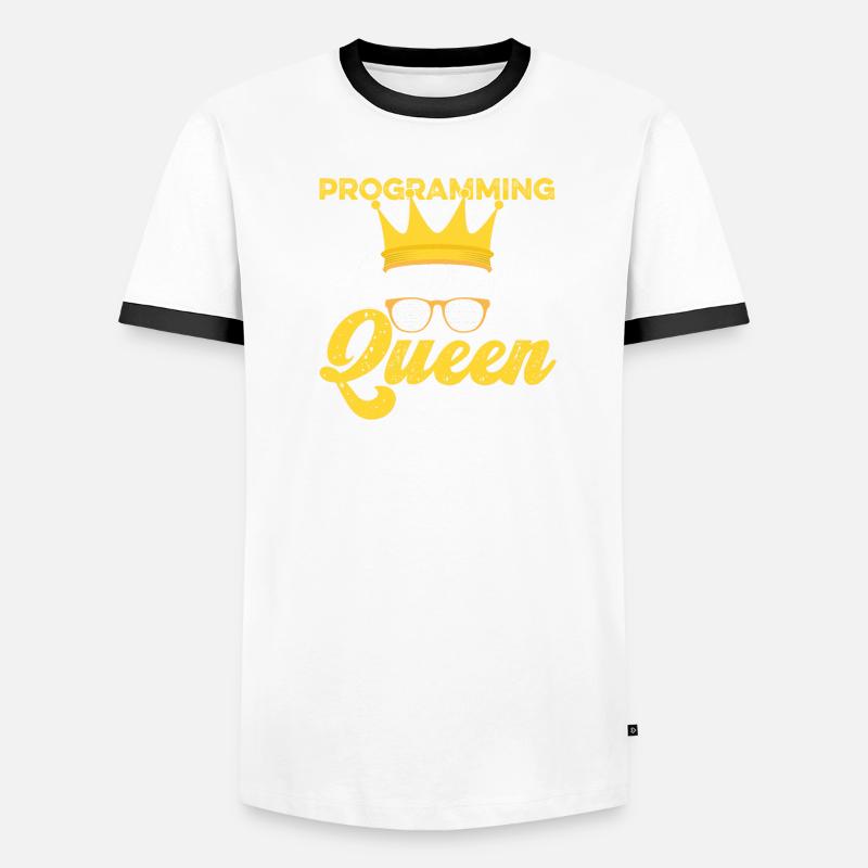 Programmierer Coder Software Entwickler Männer Kontrast-T-Shirt