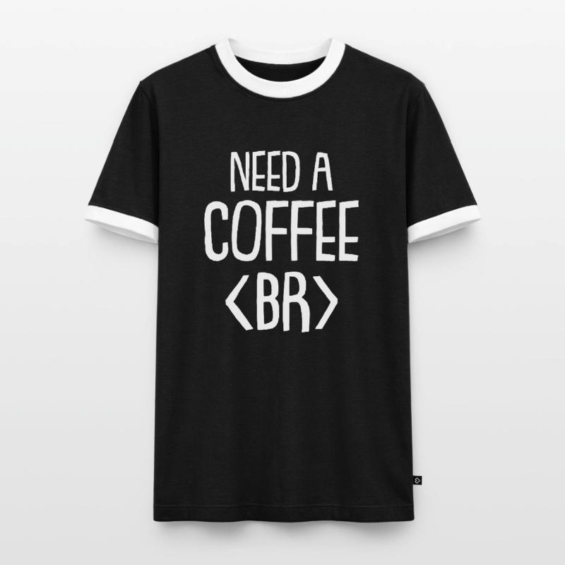 Programmierer Coder Software Entwickler Männer Kontrast-T-Shirt