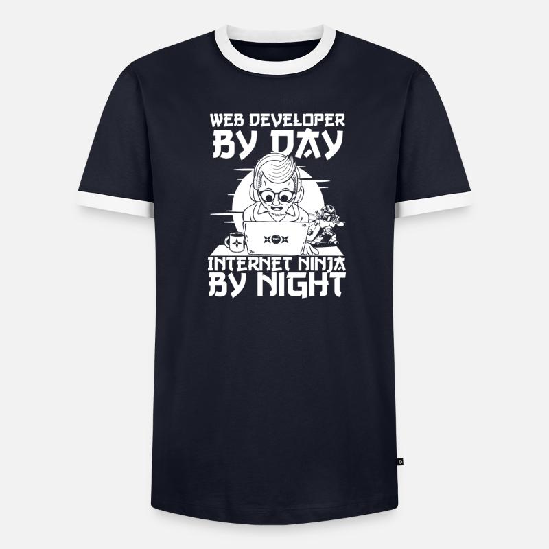 Web Entwickler Webdeveloper Web-Entwickler - Männer Kontrast-T-Shirt - undefined