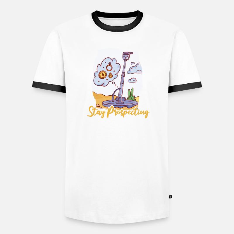 Prospectors Digging Treasure Men's Ringer Shirt