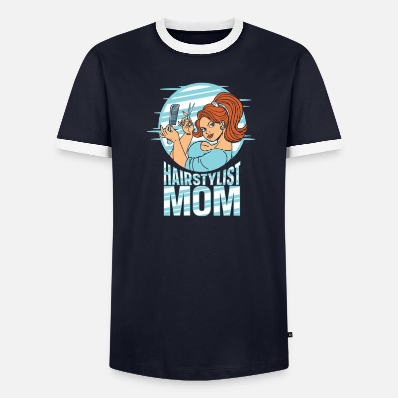Coiffeur Coiffeur Coiffeur T-shirt contrasté Homme