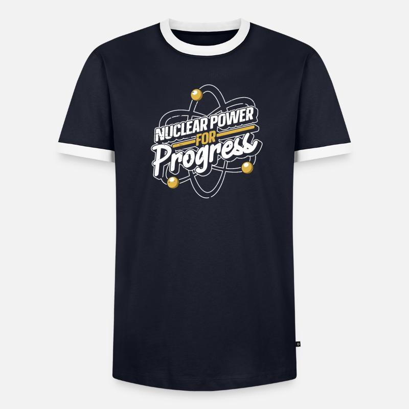Physics Phyiker Nuclear Physics - Men's Ringer Shirt - undefined