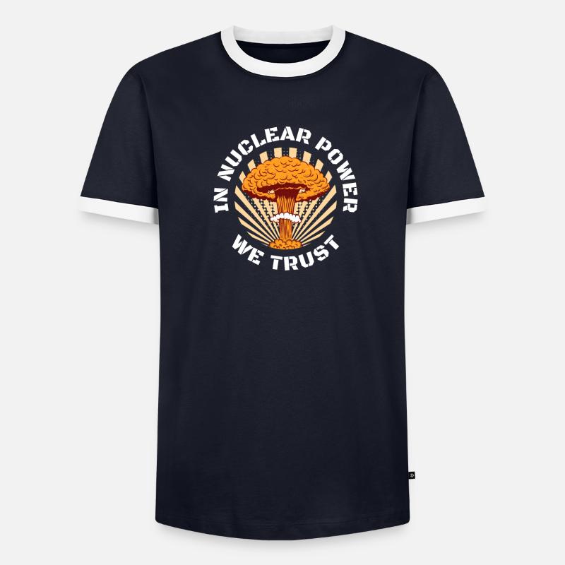 Physics Phyiker Nuclear Physics - Men's Ringer Shirt - undefined