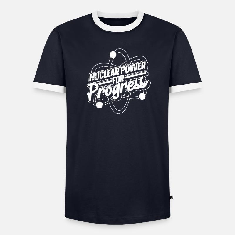 Physics Phyiker Nuclear Physics - Men's Ringer Shirt - undefined