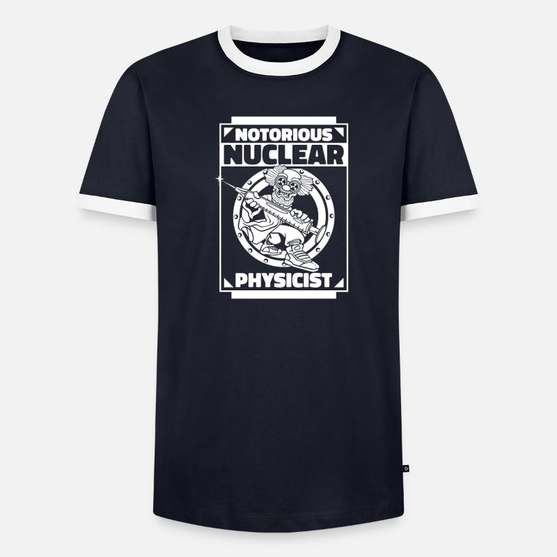 Physics Phyiker Nuclear Physics - Men's Ringer Shirt - undefined