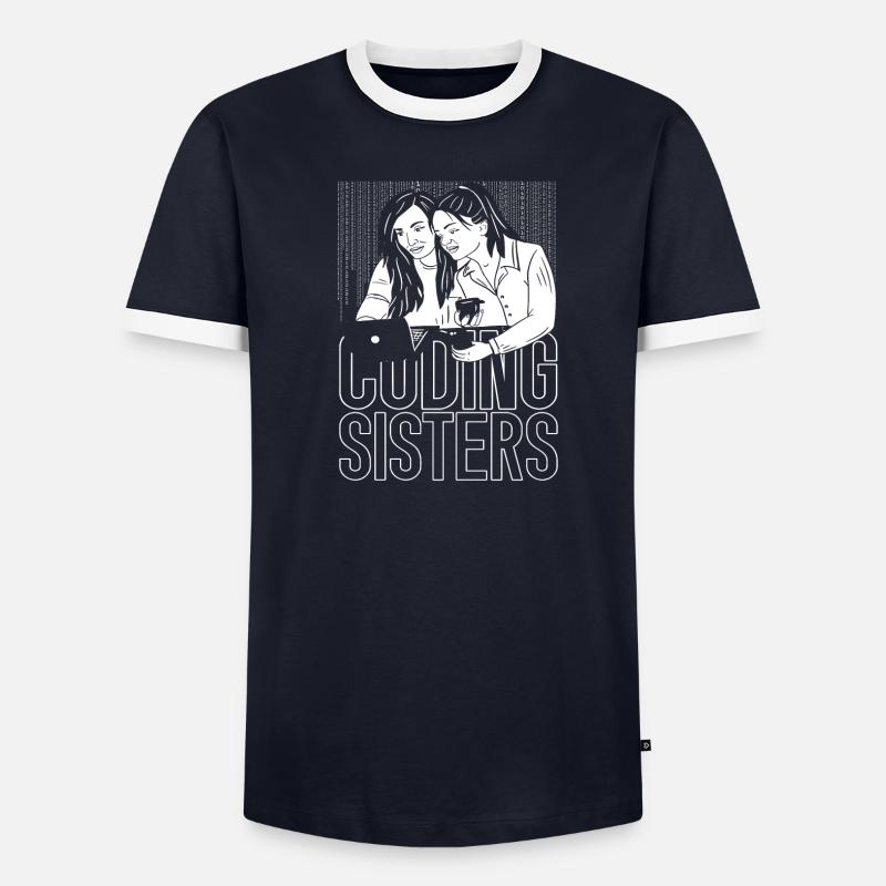 Développeur Coder Programmeur Sœur - T-shirt contrasté Homme - undefined
