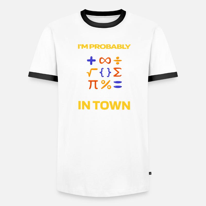 Math Math Drôle T-shirt contrasté Homme