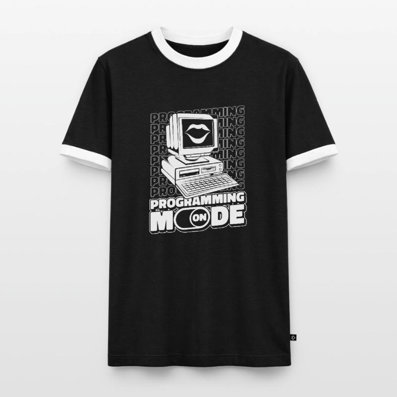 Développeur Coder Programmeur Mode activé T-shirt contrasté Homme