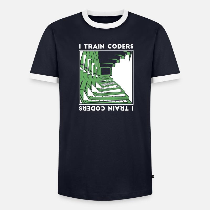 Entwickler Coder Programmierer Codierer - Männer Kontrast-T-Shirt - undefined