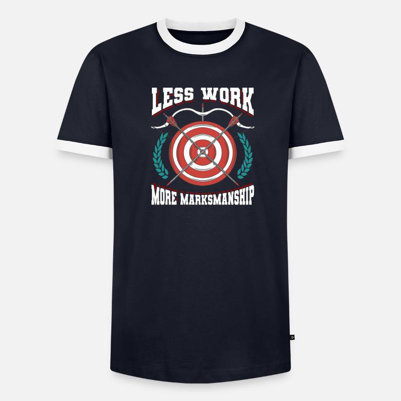 Tir à l’arc Tir à l’arc Archer Target T-shirt contrasté Homme