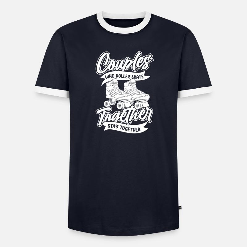Roller Skates Roller Skating Men's Ringer Shirt