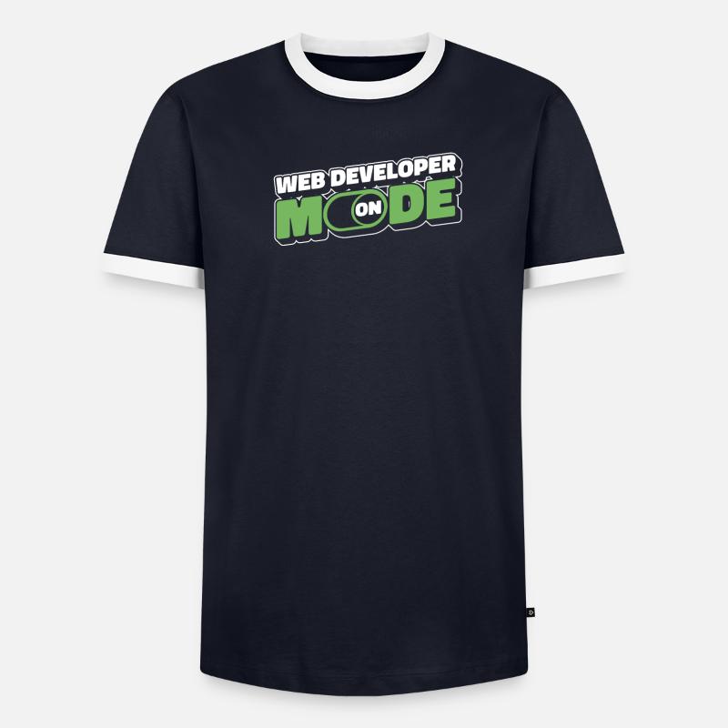 Web Entwickler Webdeveloper Modus An - Männer Kontrast-T-Shirt - undefined